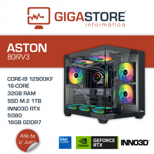 Desktop Gaming ASTON-80i9V3 I9 12900KF 32GB RAM 1TB SSD W11